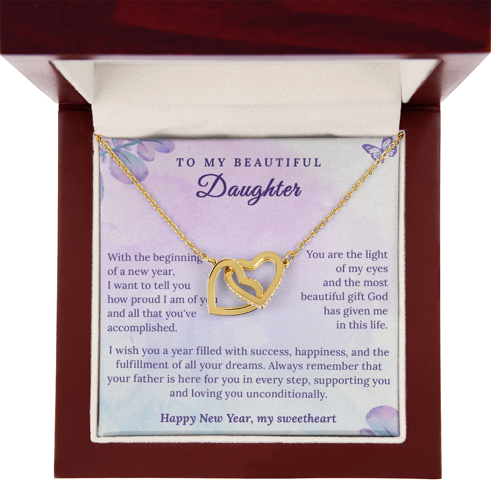 Gift to Daughter for new year in english