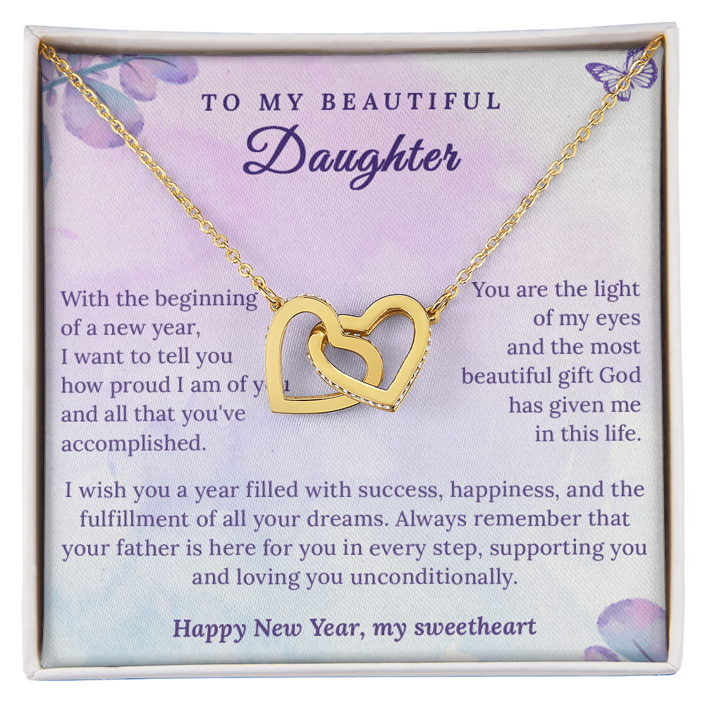 Gift to Daughter for new year in english
