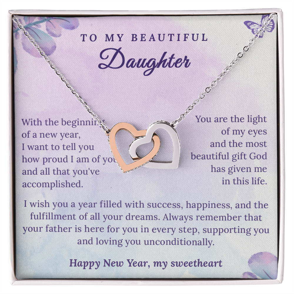 Gift to Daughter for new year in english