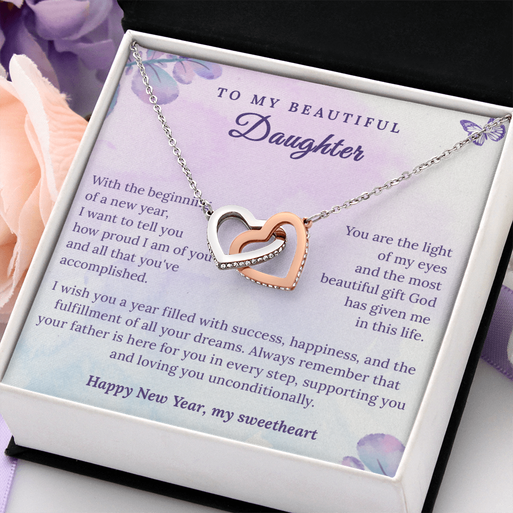 Gift to Daughter for new year in english