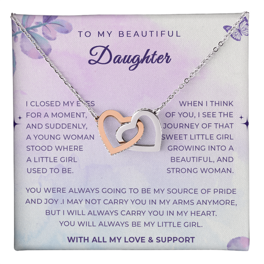 Gift for Daughter | from Mom or Dad - Proud & Loving Message