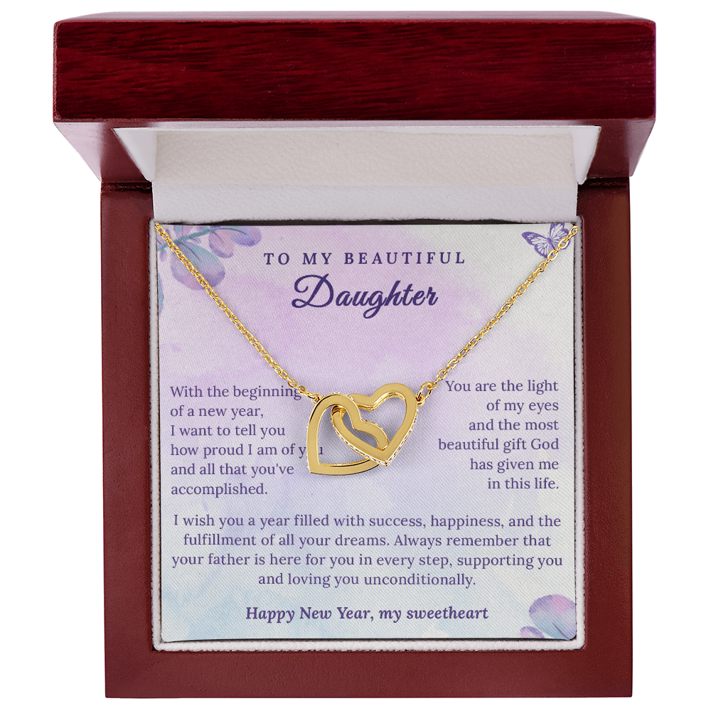 Gift to Daughter for new year in english