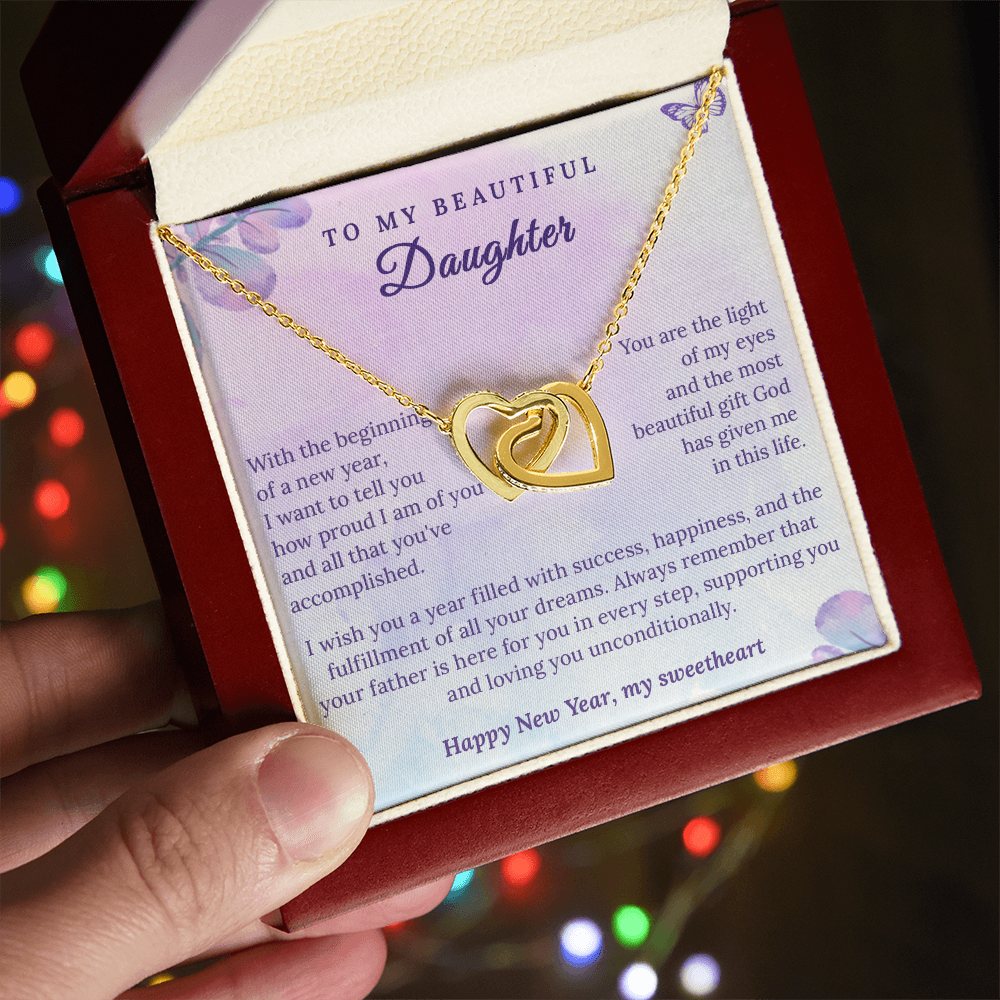 Gift to Daughter for new year in english