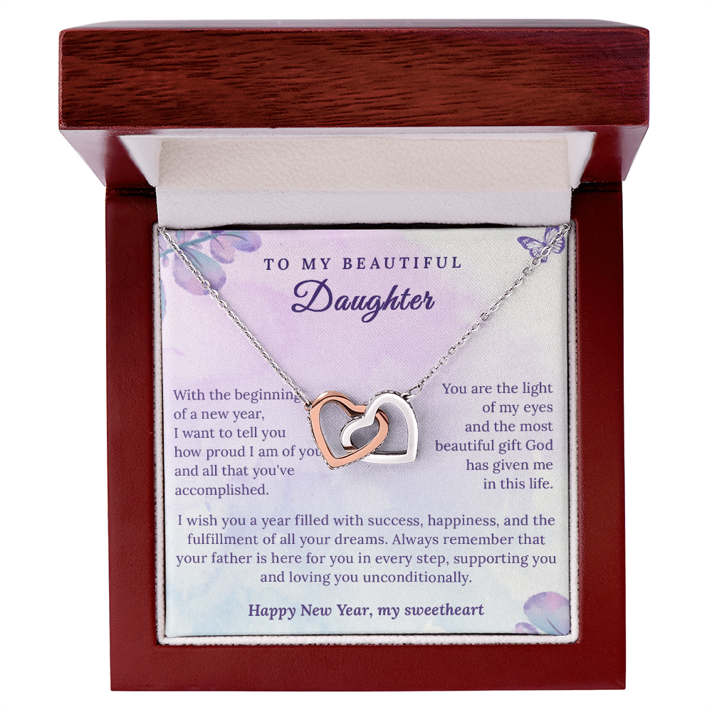 Gift to Daughter for new year in english