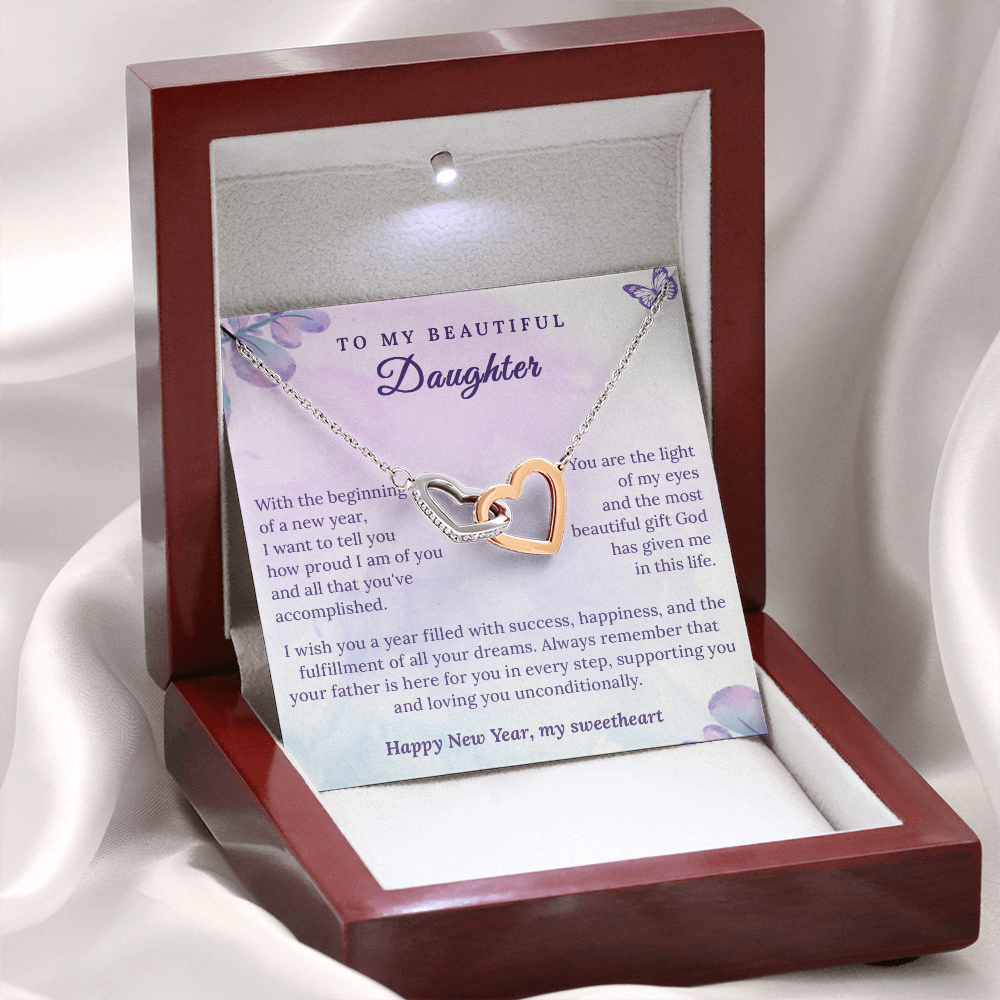 Gift to Daughter for new year in english