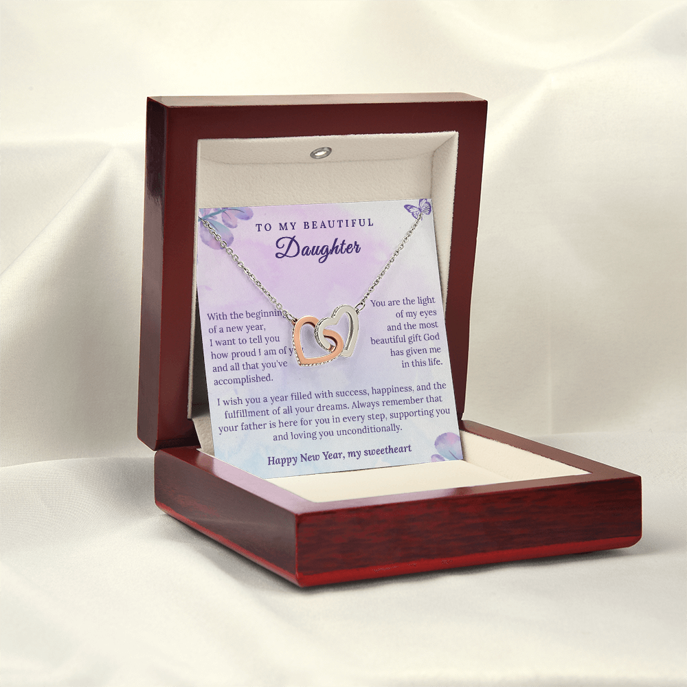 Gift to Daughter for new year in english