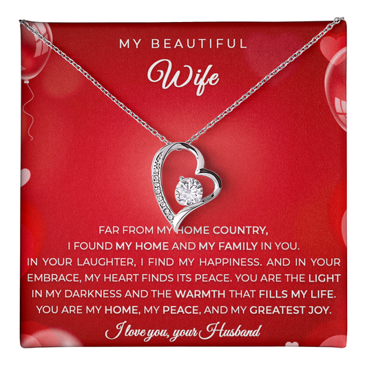 Gift from an Immigrant Husband to his Wife