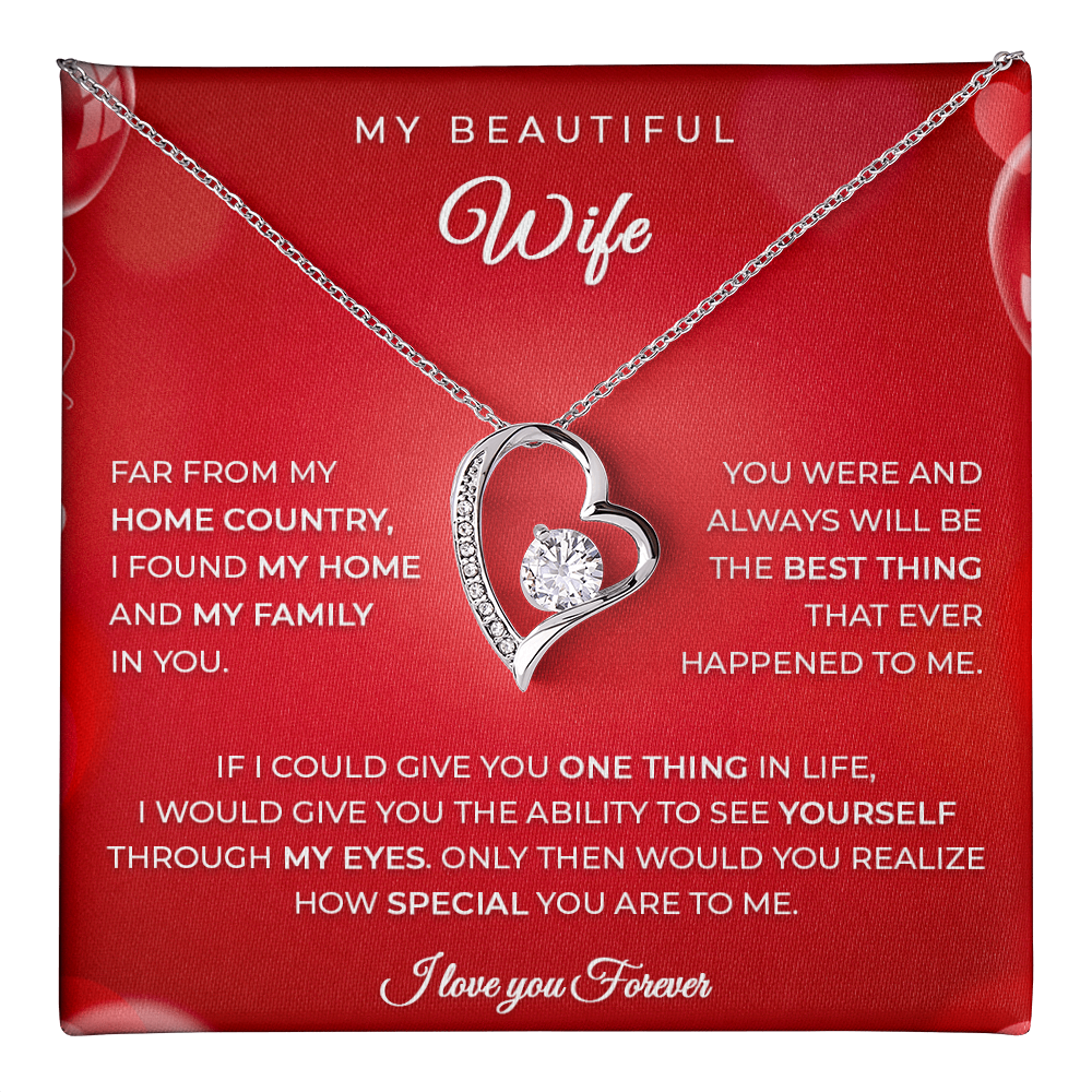 To My Wife – You Are My Home | Immigrant Love Gift