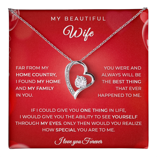 To My Wife – You Are My Home | Immigrant Love Gift