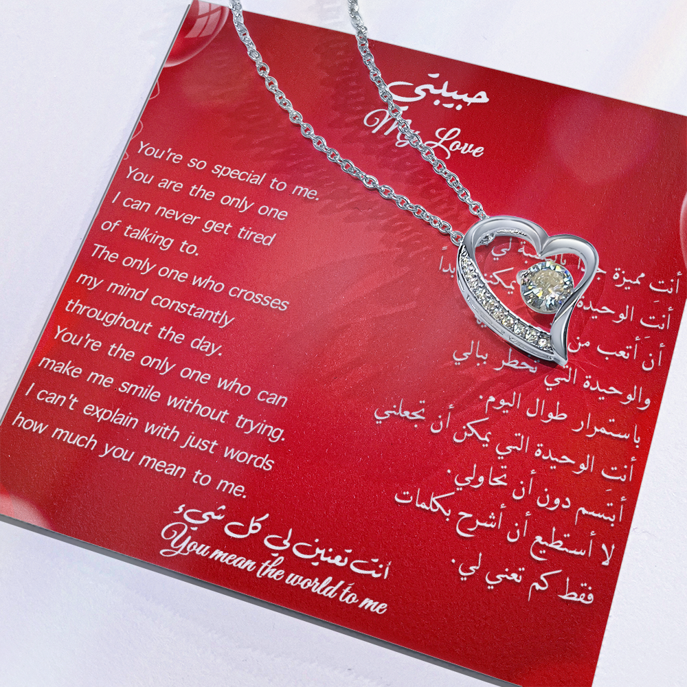 Gift to her _ You are special to me (Eng & arb)