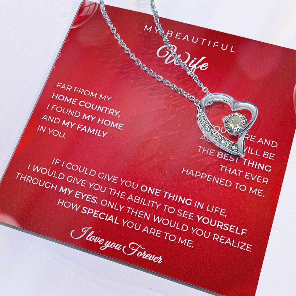 To My Wife – You Are My Home | Immigrant Love Gift