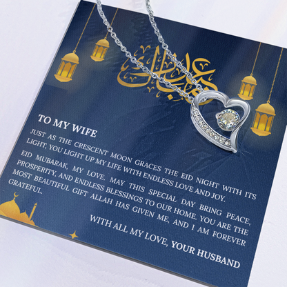 Precious Heart Necklace (Eid al-Fitr)- To my Wife