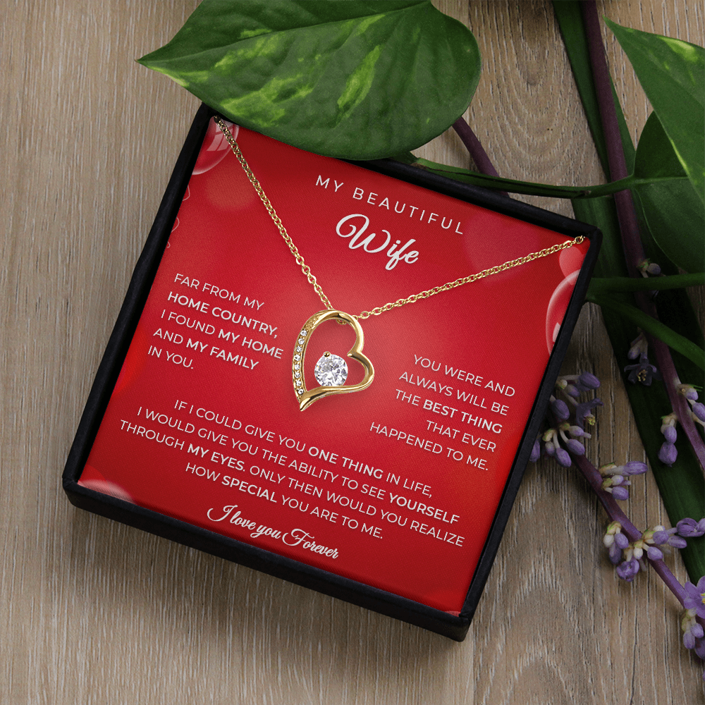 To My Wife – You Are My Home | Immigrant Love Gift