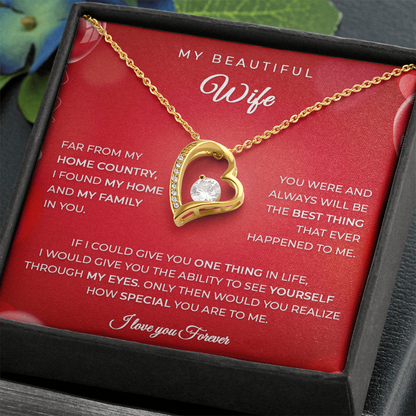 To My Wife – You Are My Home | Immigrant Love Gift